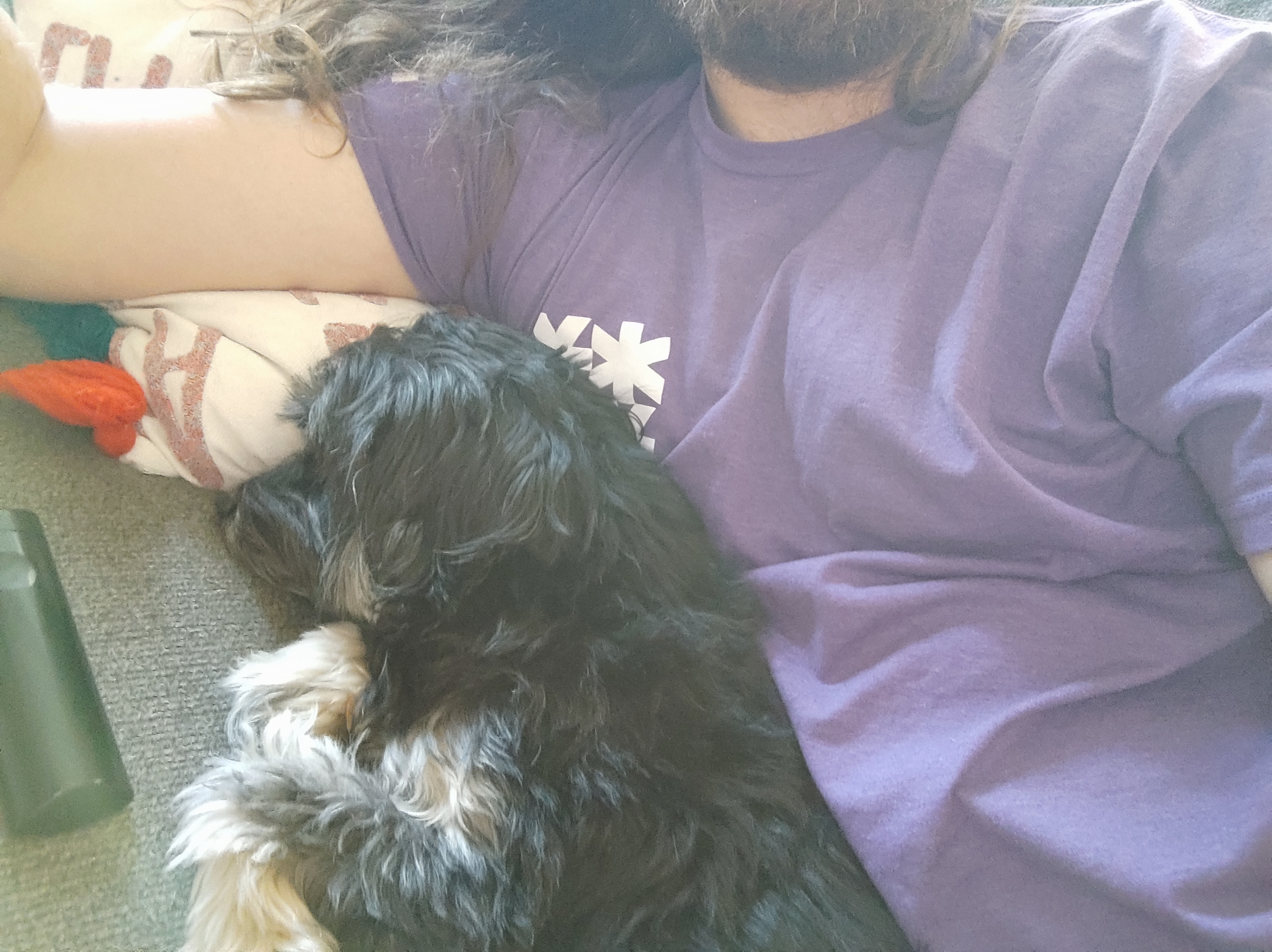 me in moov t-shirt with Harry